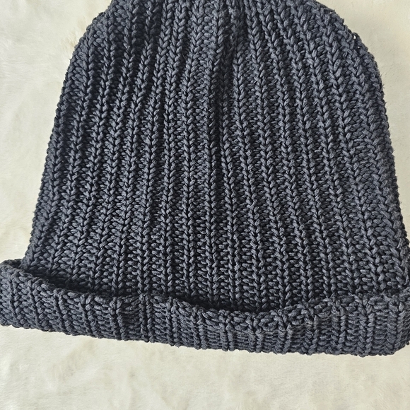 Love Your Melon Dark Gray Beanie USA Made winter fall knit cotton - Picture 2 of 7
